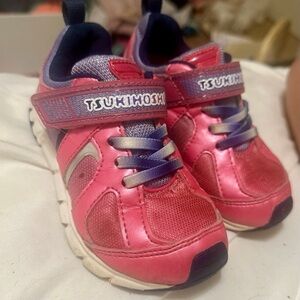 Tsukihoshi Kids Fuchsia and Purple Sneakers